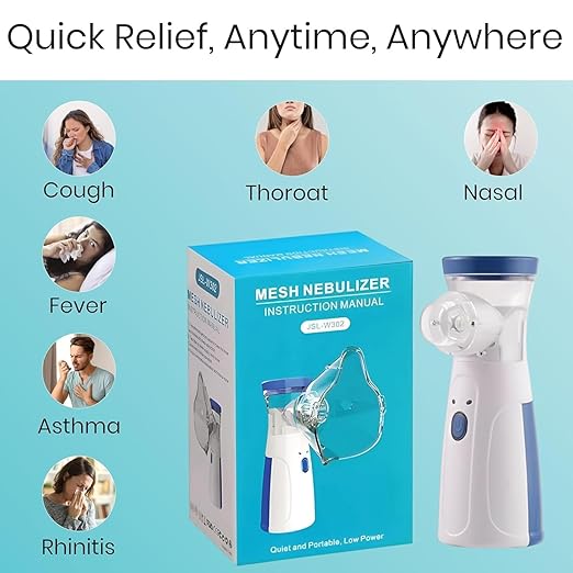 Portable Mesh Nebulizer – Breathe Easy, Anywhere